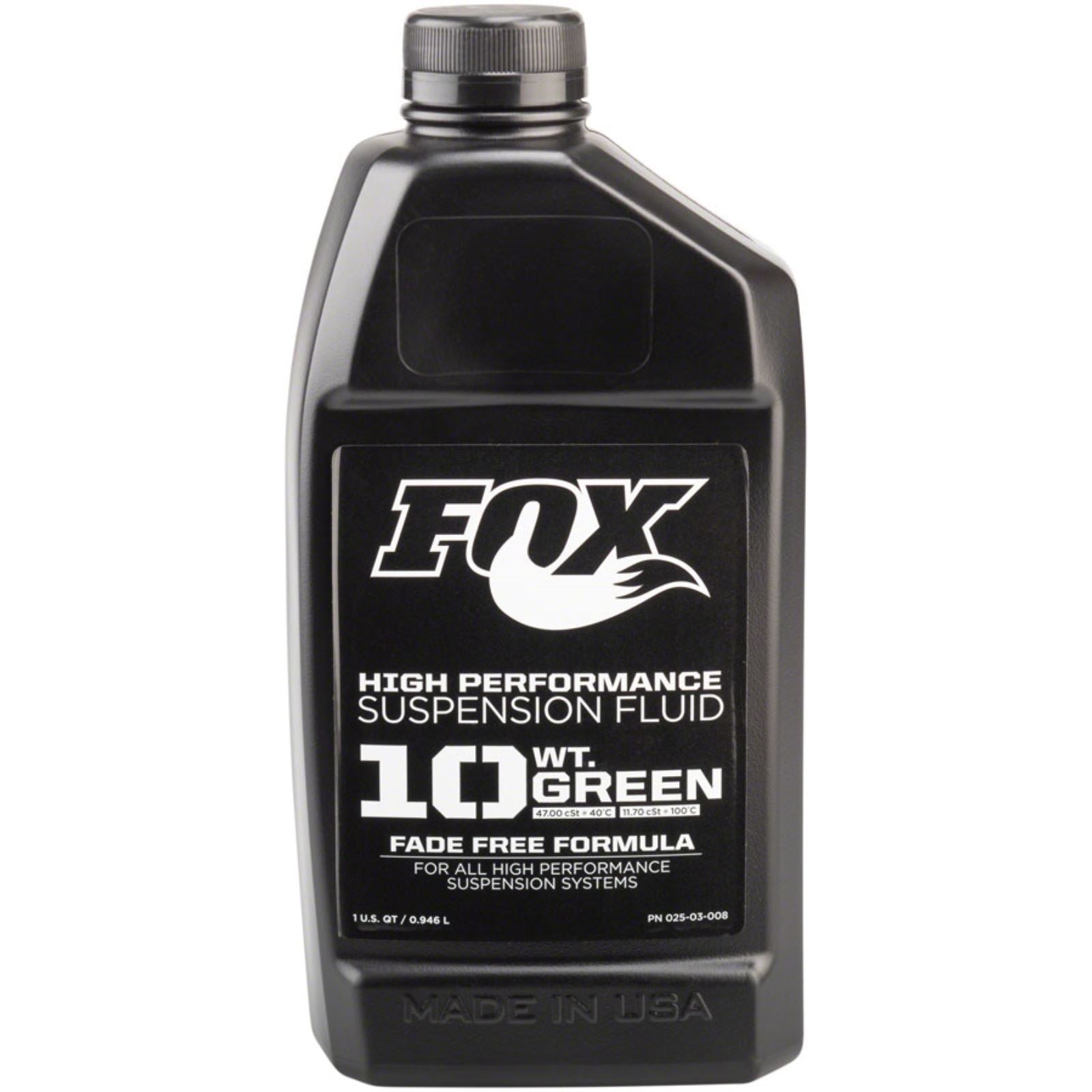 Fox Factory 10 Weight Green Damper Fluid - 32 oz 025-03-008_1253500