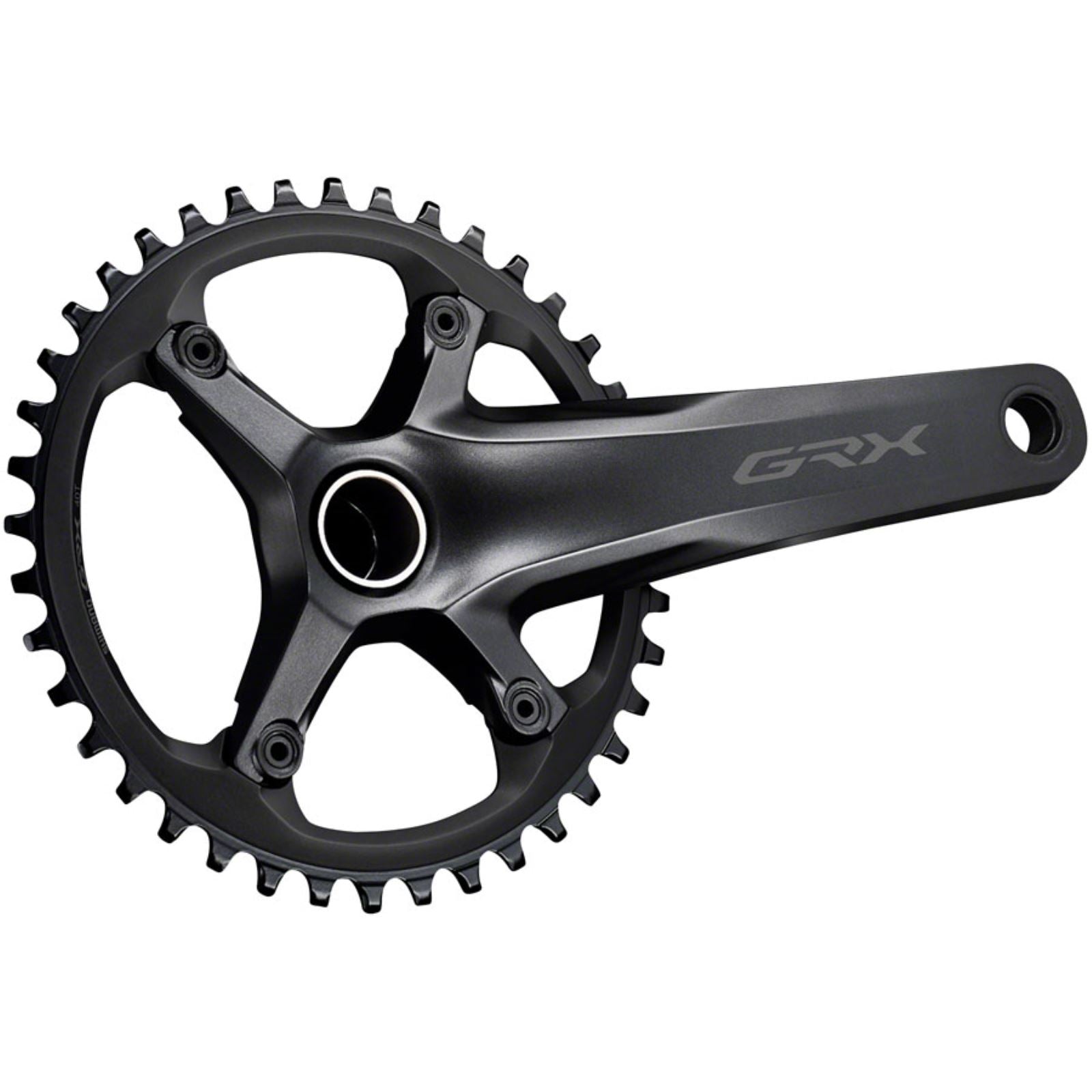 Shimano Crankset - 175mm - 11-Speed - 110 BCD - Black - GRX FC-RX600-1  [MPN: EFCRX600111EXB0]_1253552