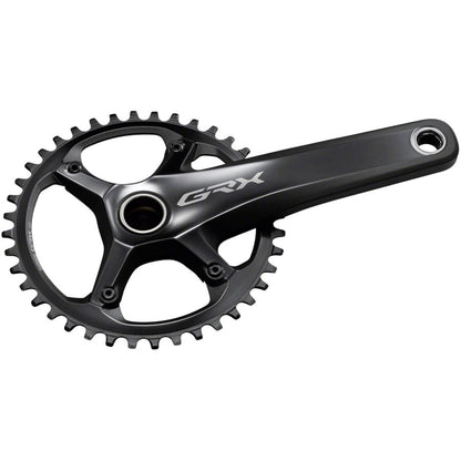 Shimano GRX FC-RX810-1 Crankset - 170mm, 11-Speed, Black [MPN: IFCRX8101CXB0]_1253557