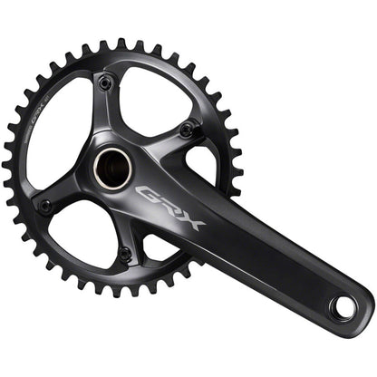 Shimano GRX FC-RX810-1 Crankset - 172.5mm, 11-Speed, 40t, Black [MPN: IFCRX8101DXB0]_1253562