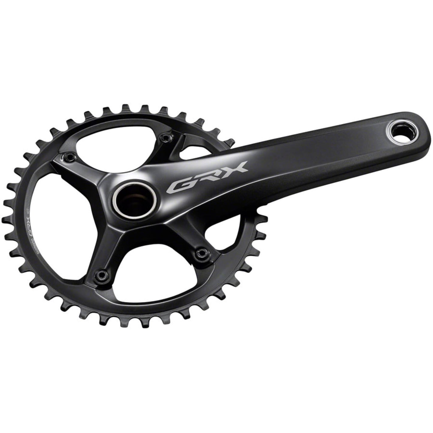 Shimano GRX FC-RX810-1 Crankset - 175mm, 11-Speed, 40t, Black [MPN: IFCRX8101EXB0]_1253565