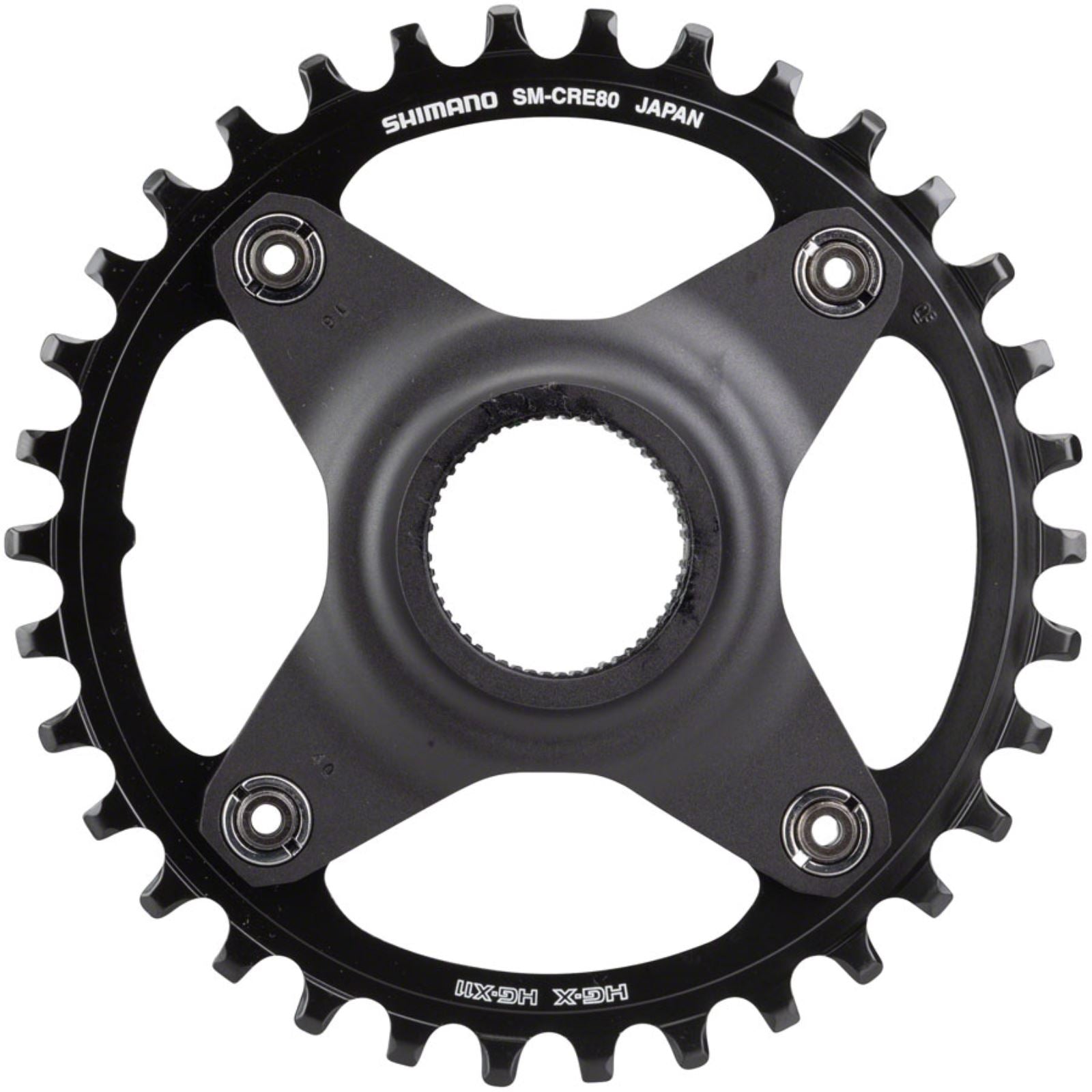 Shimano STEPS SM-CRE80 Chainring without Chainguide, 50mm Chainline, 34t [MPN: ISMCRE80A4X]_1253911
