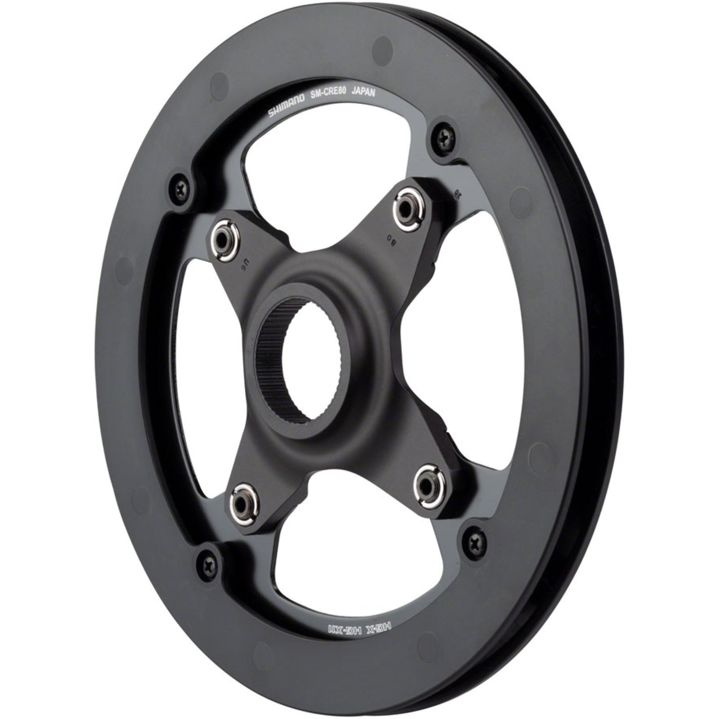 Shimano STEPS SM-CRE80 Chainring w/ Double Chainguide, 50mm Chainline, 44t [MPN: ISMCRE80B4DG]_1253914
