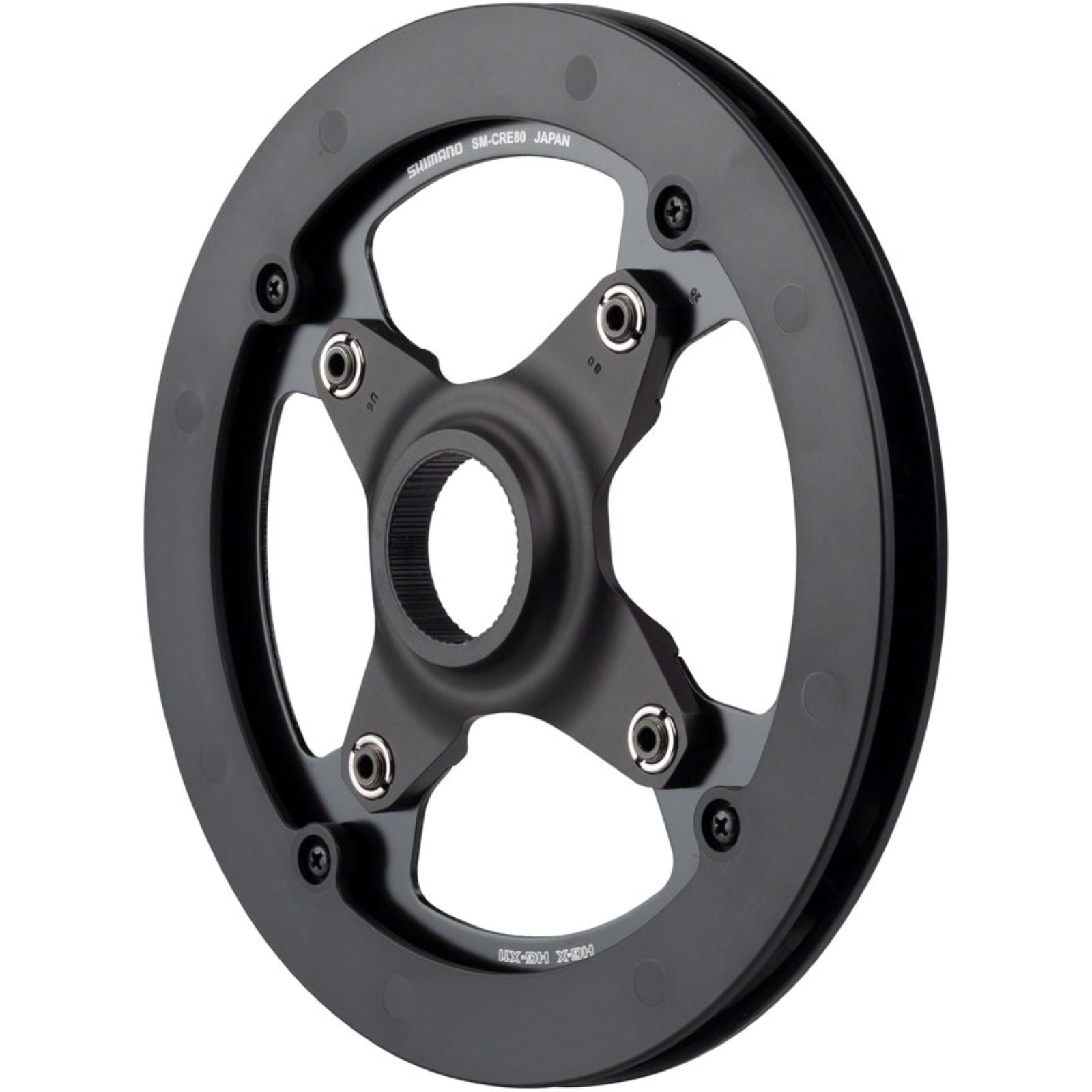 Shimano STEPS SM-CRE80 Chainring w/ Double Chainguide, 50mm Chainline, 44t [MPN: ISMCRE80B4DG]_1253914