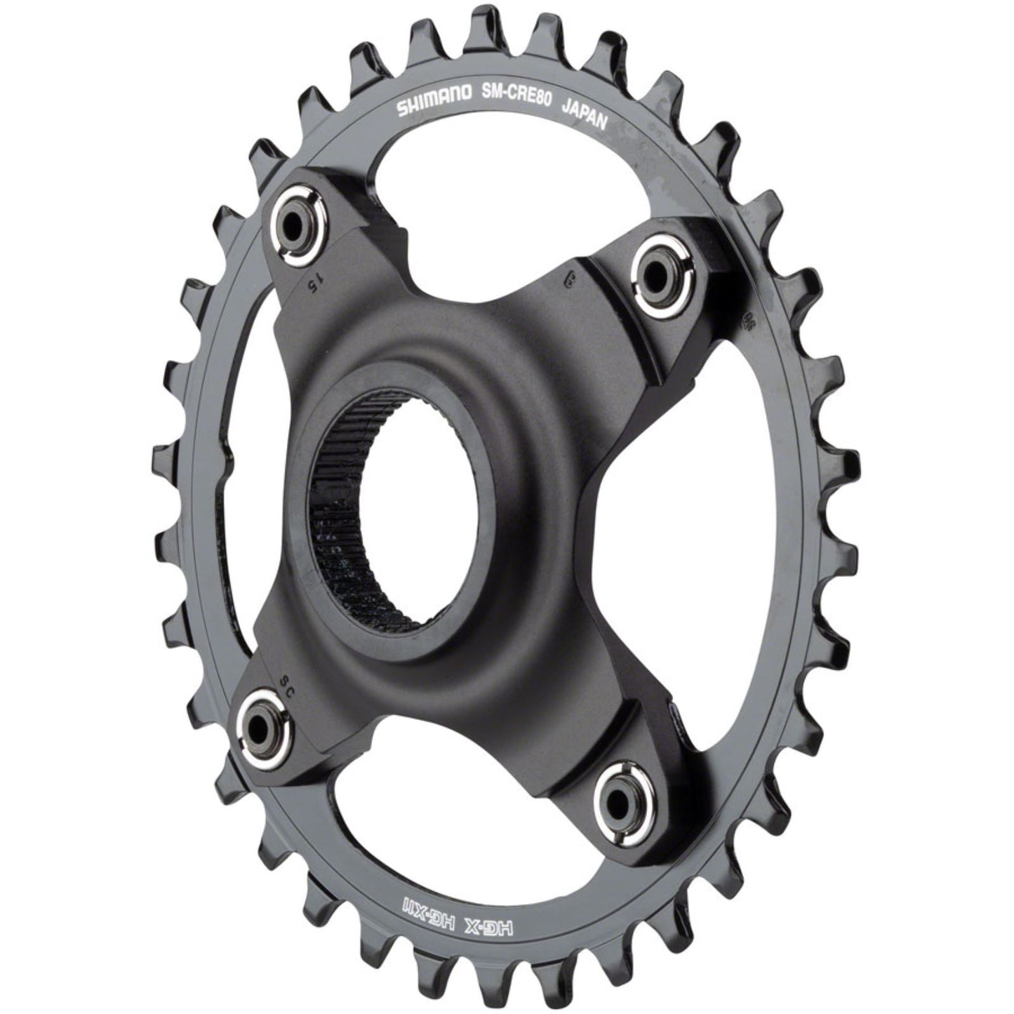 Shimano STEPS SM-CRE80-B Chainring w/o Chainguide 53mm Boost Chainline, 34t [MPN: ISMCRE80BA4X]_1253916