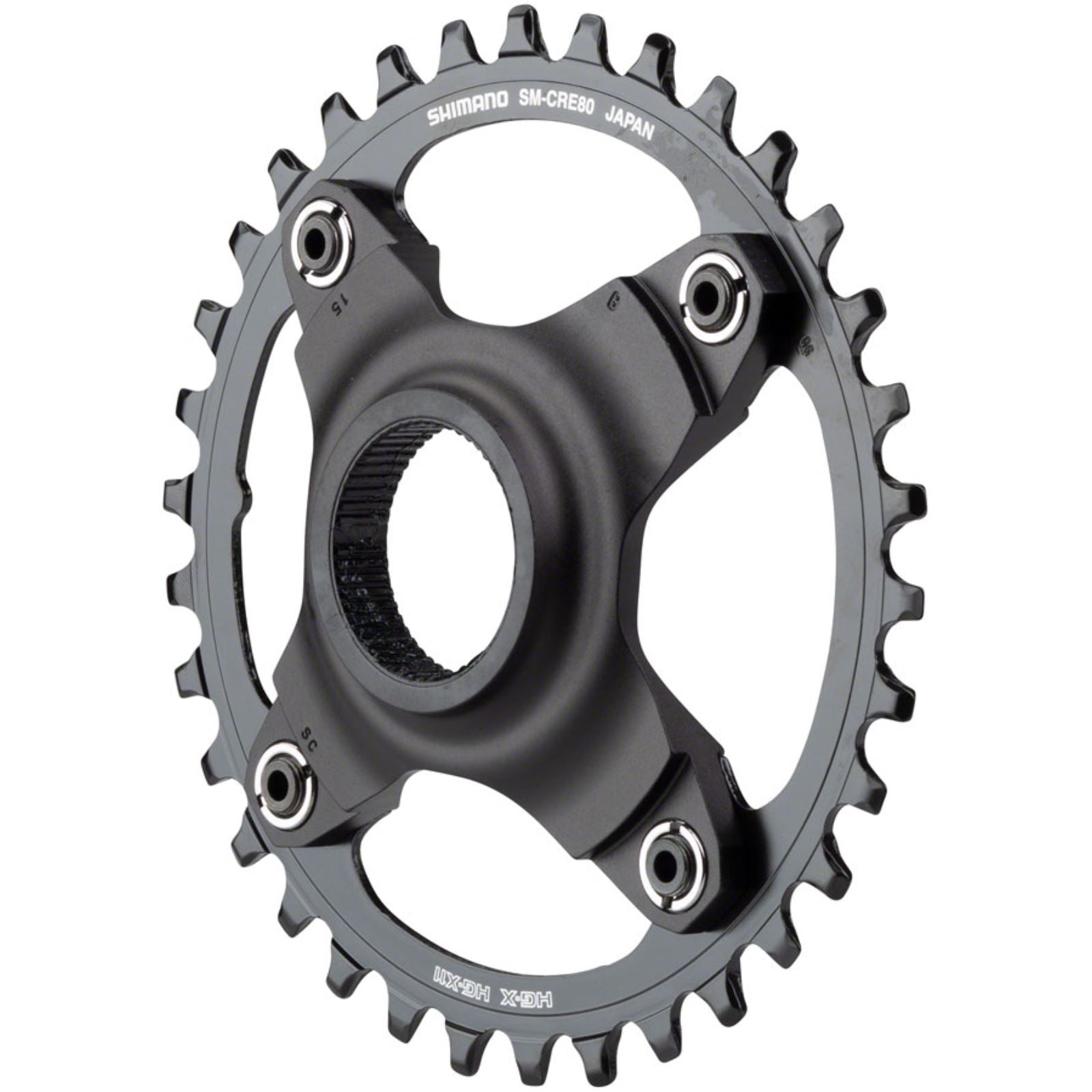 Shimano STEPS SM-CRE80-B Chainring w/o Chainguide 53mm Boost Chainline, 34t [MPN: ISMCRE80BA4X]_1253916