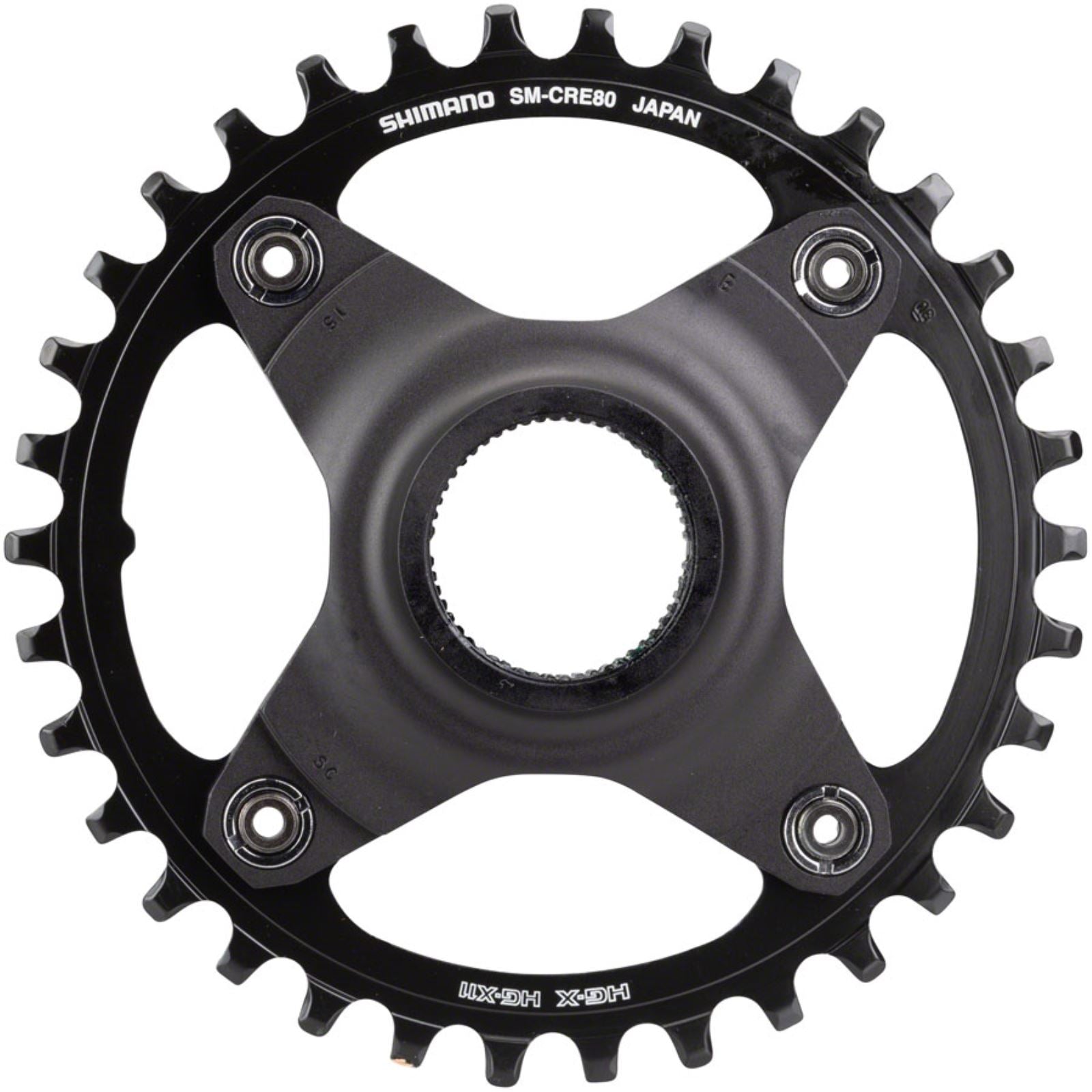 Shimano STEPS SM-CRE80-B Chainring w/o Chainguide 53mm Boost Chainline, 34t [MPN: ISMCRE80BA4X]_1253917