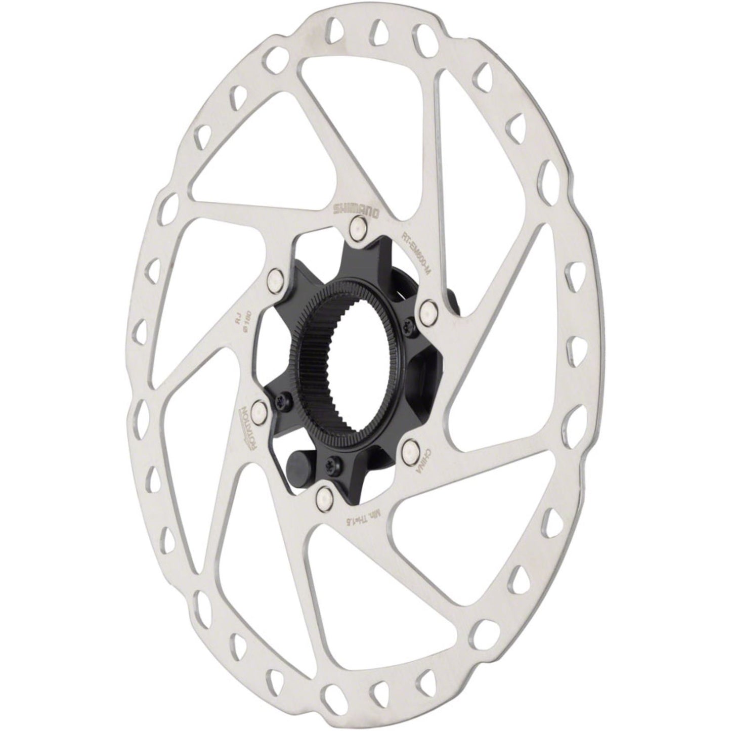 Shimano STEPS RT-EM600-M Disc Brake Rotor - 180mm - For eBike - Silver [MPN: ERTEM600MI3C]_1254153