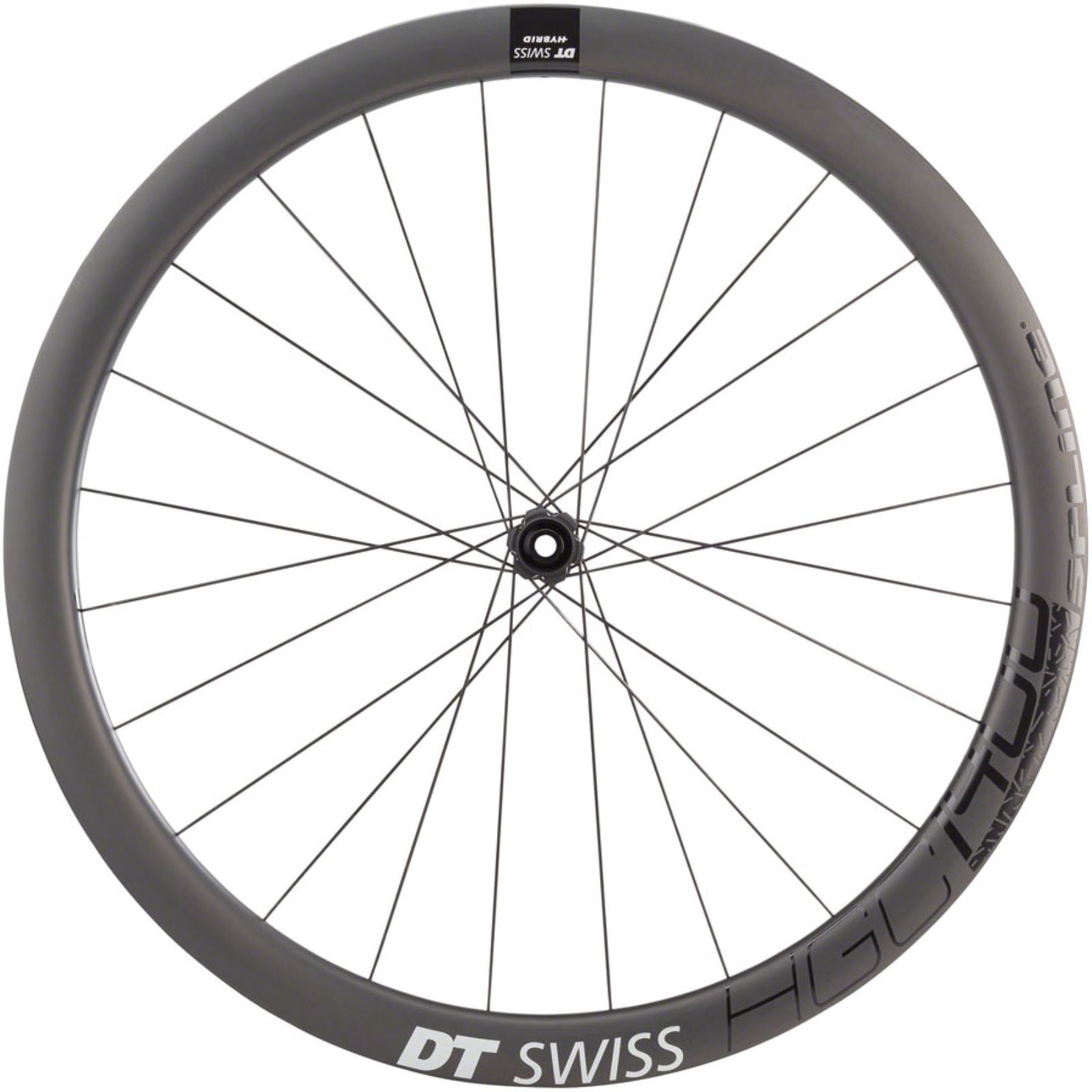 DT Swiss HGC 1400 Spline 42 Front Wheel - 700, 12 x 100mm, Black [MPN: WHGC140AIDXCA11414]_1255074