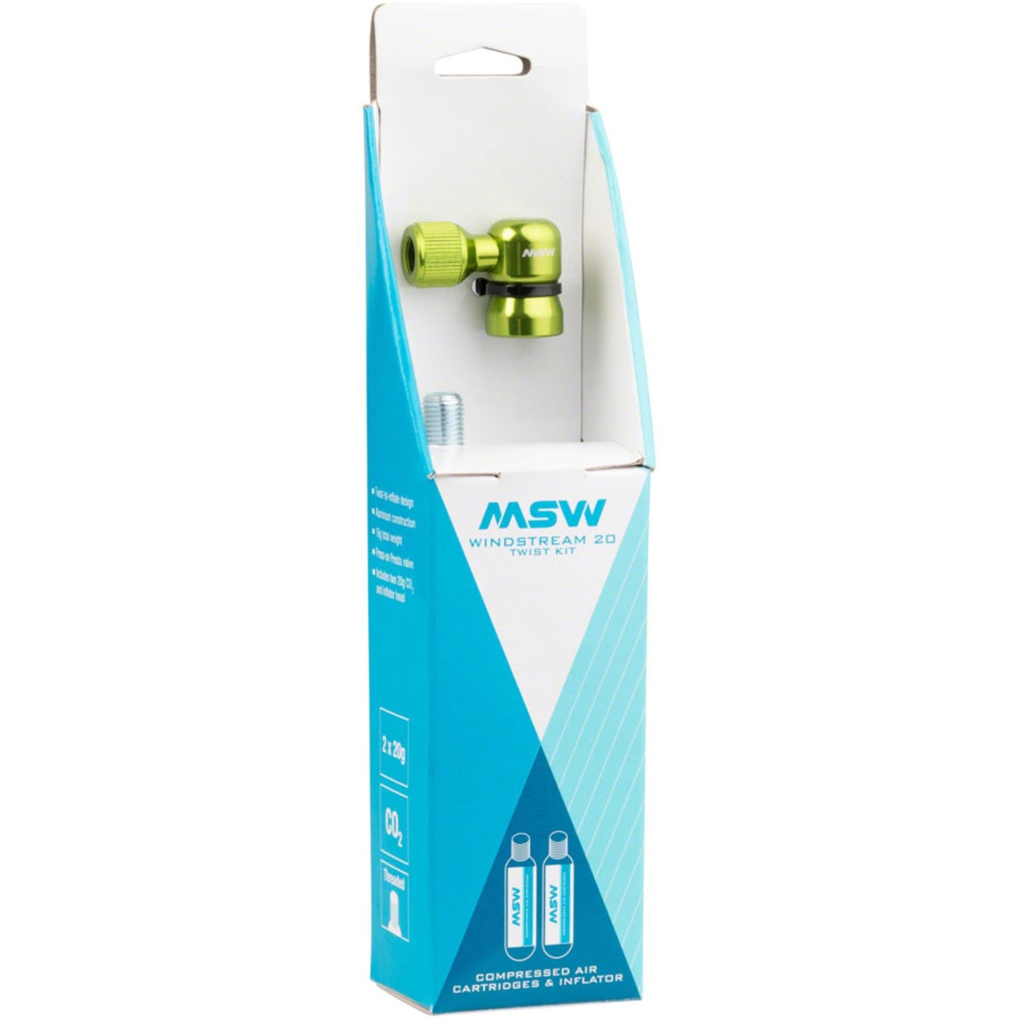 MSW Windstream Twist 20 Kit with two 20g CO2 Cartridges [MPN: 17-000243]_1255229
