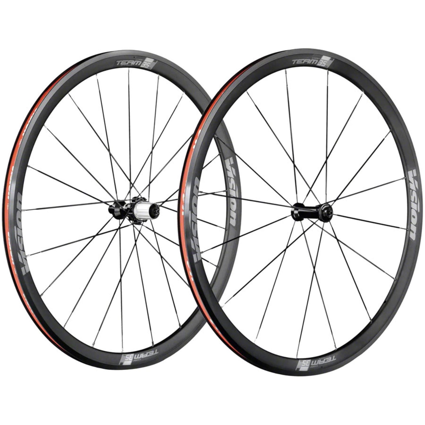 Vision Team 35 Comp SL Wheelset - 700, QR x 100/130mm, Black, Clincher 710-0093191050_1257108