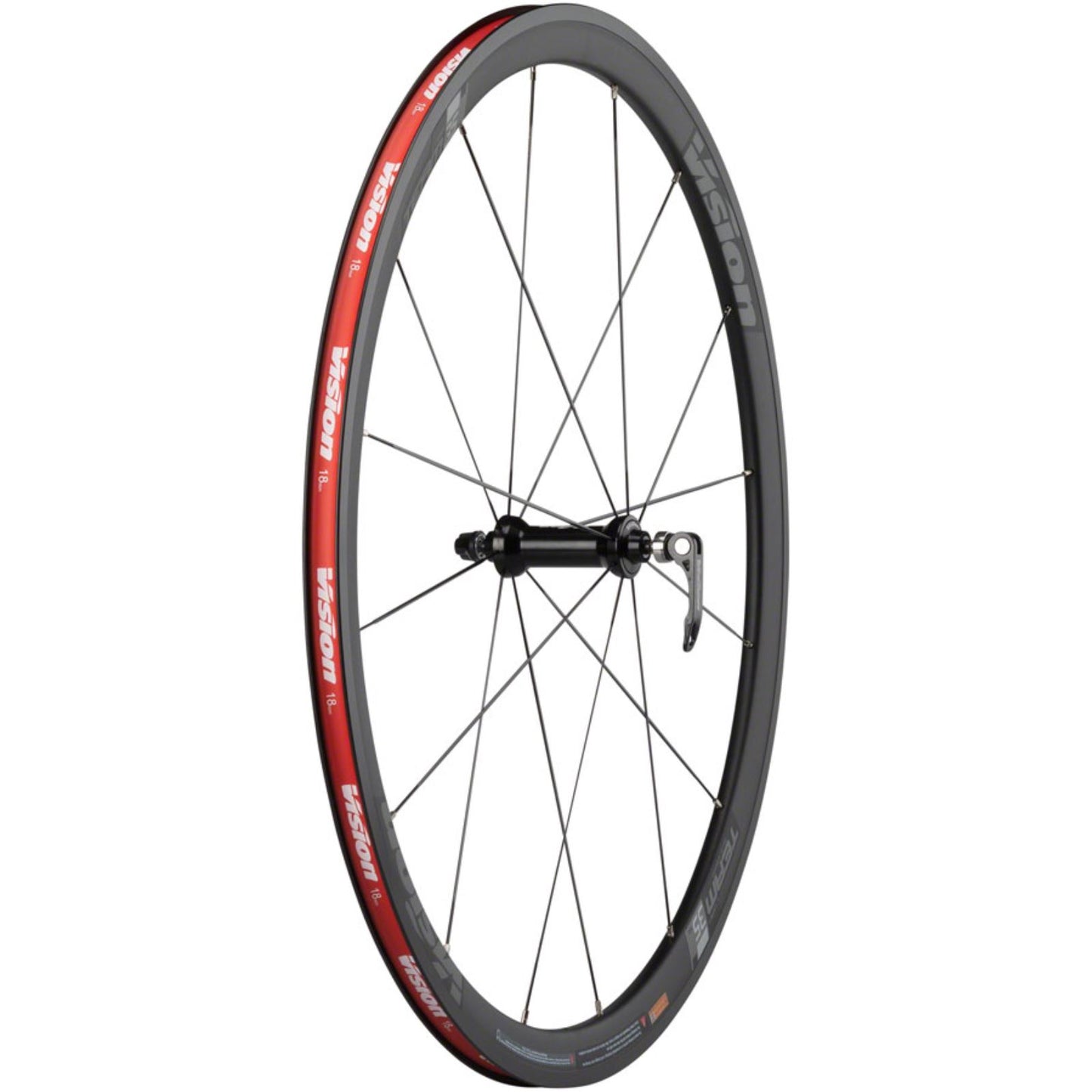 Vision Team 35 Comp SL Wheelset - 700, QR x 100/130mm, Black, Clincher 710-0093191050_1257110