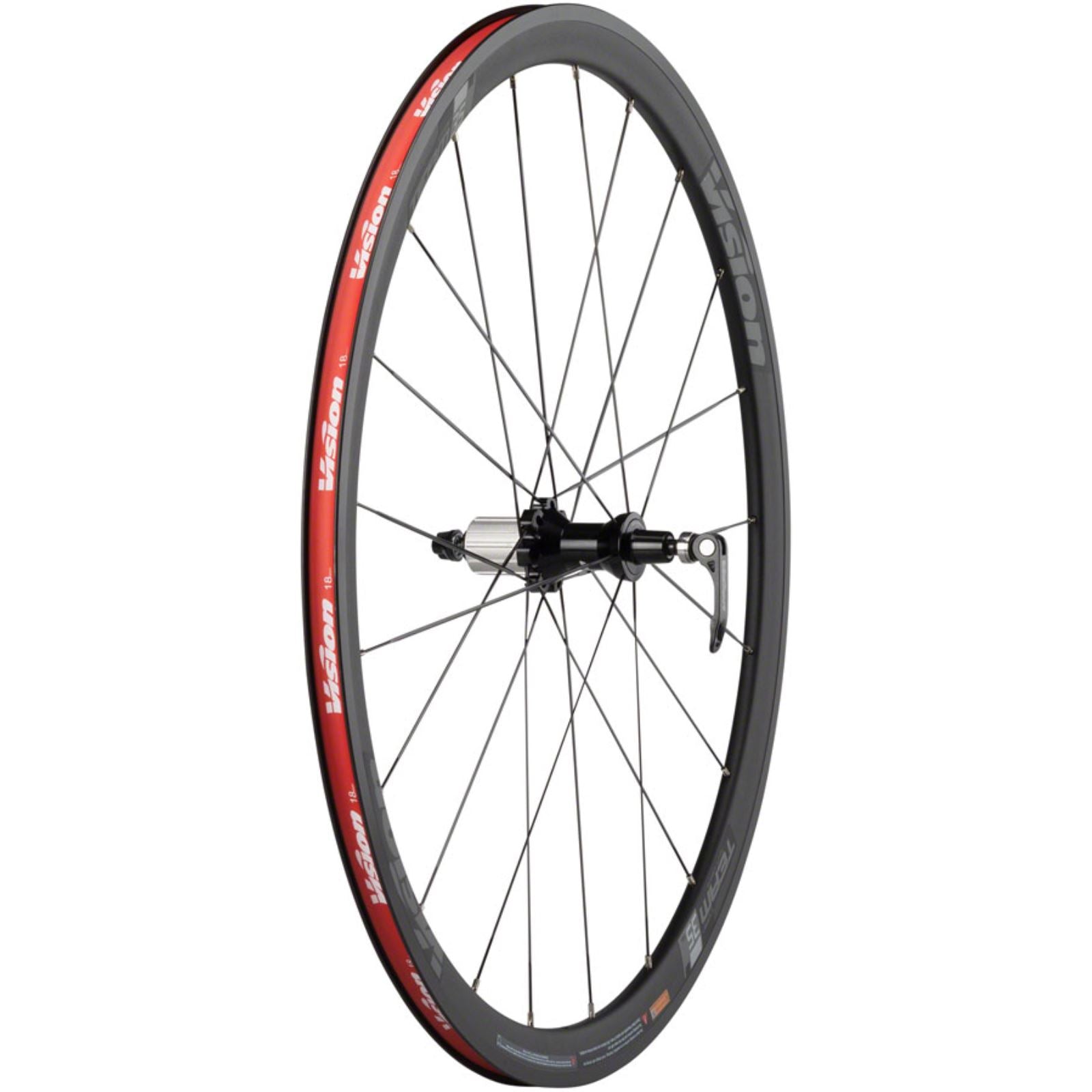 Vision Team 35 Comp SL Wheelset - 700, QR x 100/130mm, Black, Clincher 710-0093191050_1257112