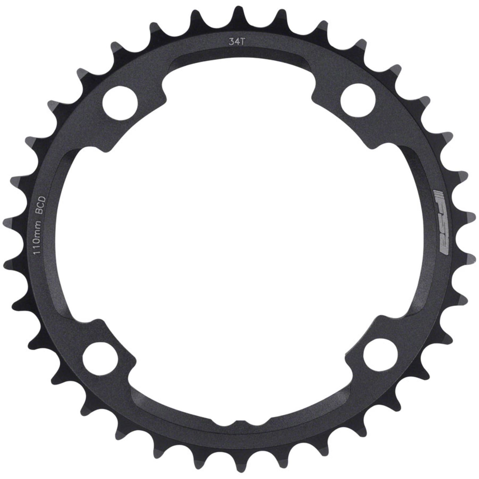 Full Speed Ahead Gossamer ABS Chainring - 34t, Black [MPN: 371-0037002960]_1257072