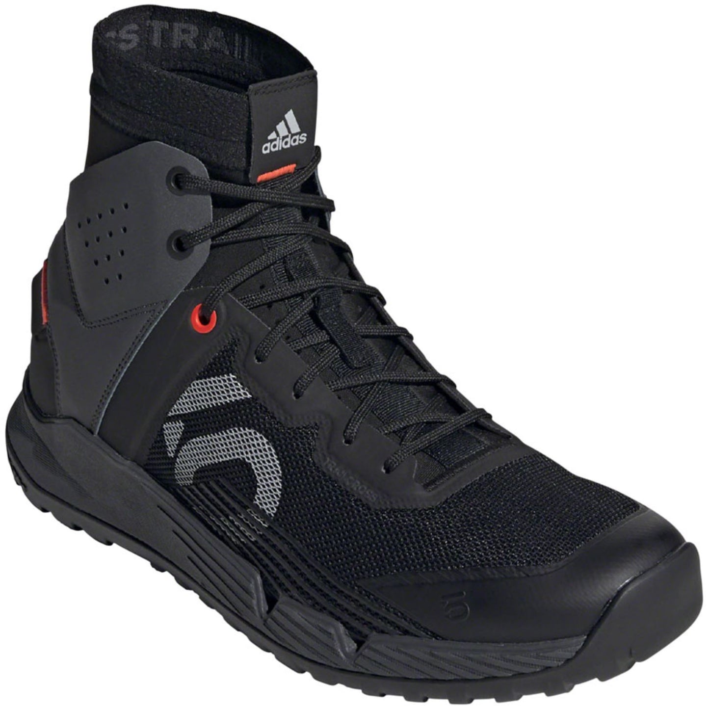 Five Ten Men's Trailcross Mid Pro Flat Shoes - Black/Gray/Red_1258836