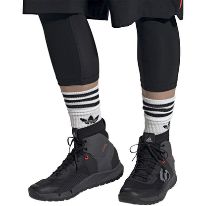 Five Ten Men's Trailcross Mid Pro Flat Shoes - Black/Gray/Red_1258845