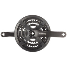 Shimano Crankset - 170mm - 6/7/8-Speed - Black - Tourney FC-TY501  [MPN: EFCTY501C244CLB]_1263462