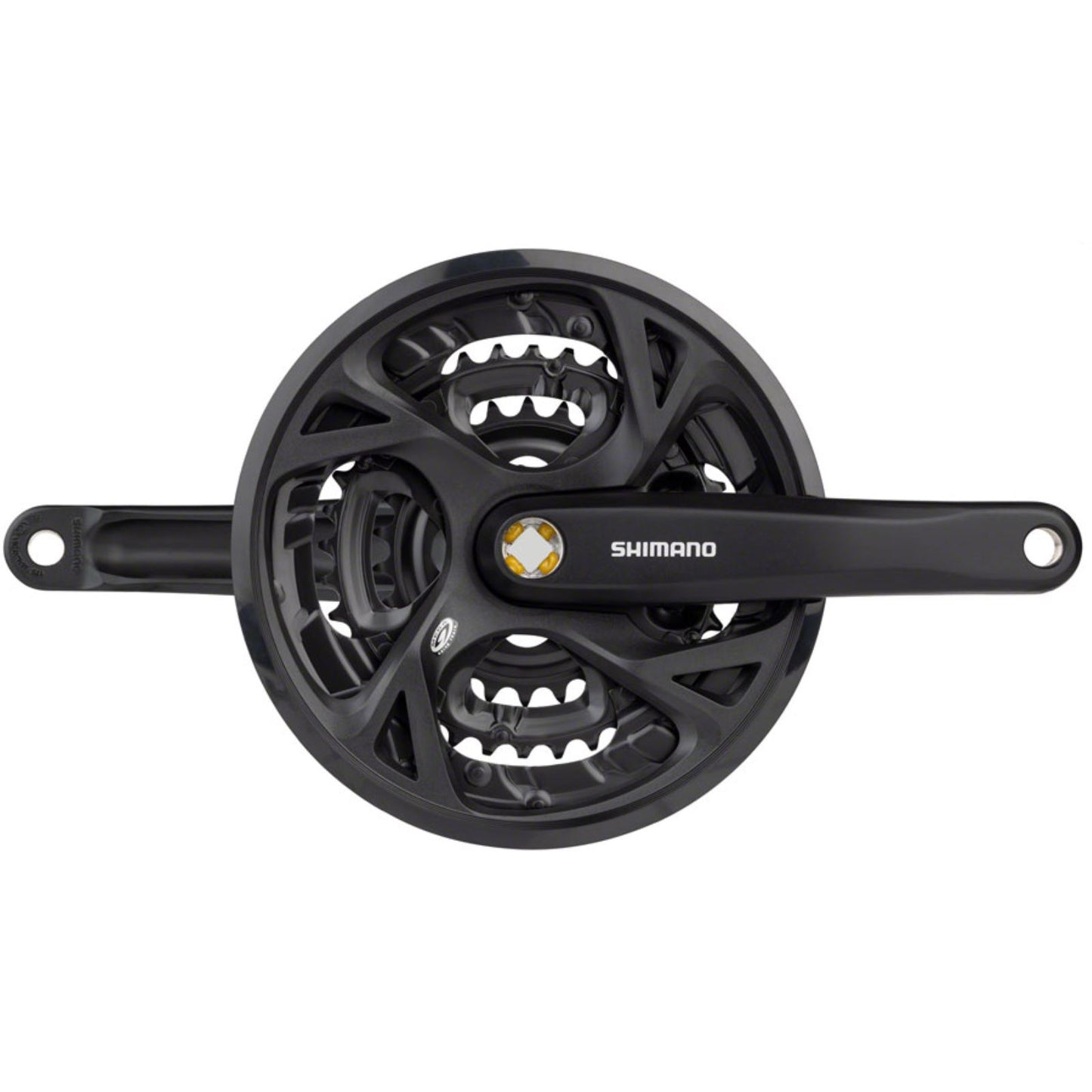 Shimano Acera FC-M371-L Crankset - 175mm, 9-Speed, 48/36/26t, Black [MPN: EFCM371E866CL]_1263464