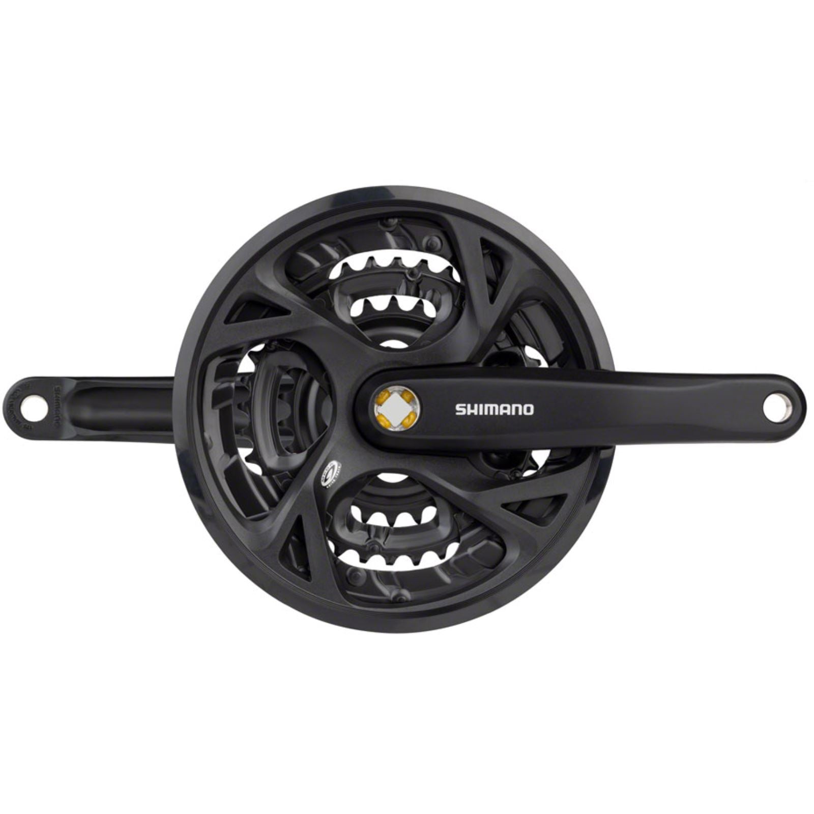 Shimano Acera FC-M371-L Crankset - 175mm, 9-Speed, 48/36/26t, Black [MPN: EFCM371E866CL]_1263464