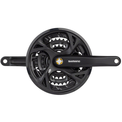 Shimano Acera FC-M371-L Crankset - 175mm, 9-Speed, 48/36/26t, Black [MPN: EFCM371E866CL]_1263464