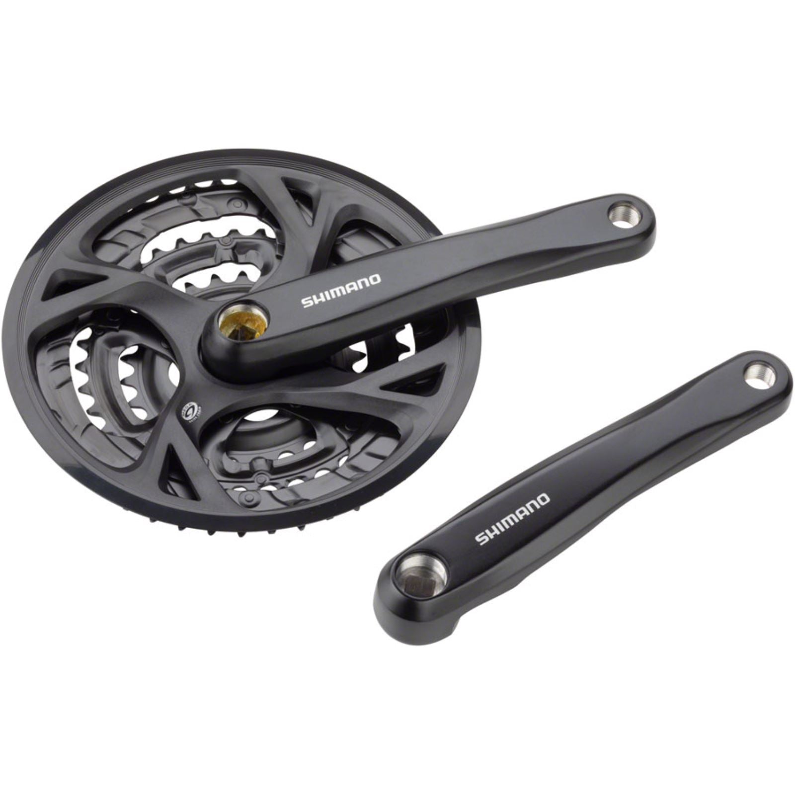 Shimano Acera FC-M371-L Crankset - 175mm, 9-Speed, 48/36/26t, Black [MPN: EFCM371E866CL]_1263465