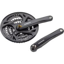 Shimano Acera FC-M371-L Crankset - 175mm, 9-Speed, 48/36/26t, Black [MPN: EFCM371E866CL]_1263465