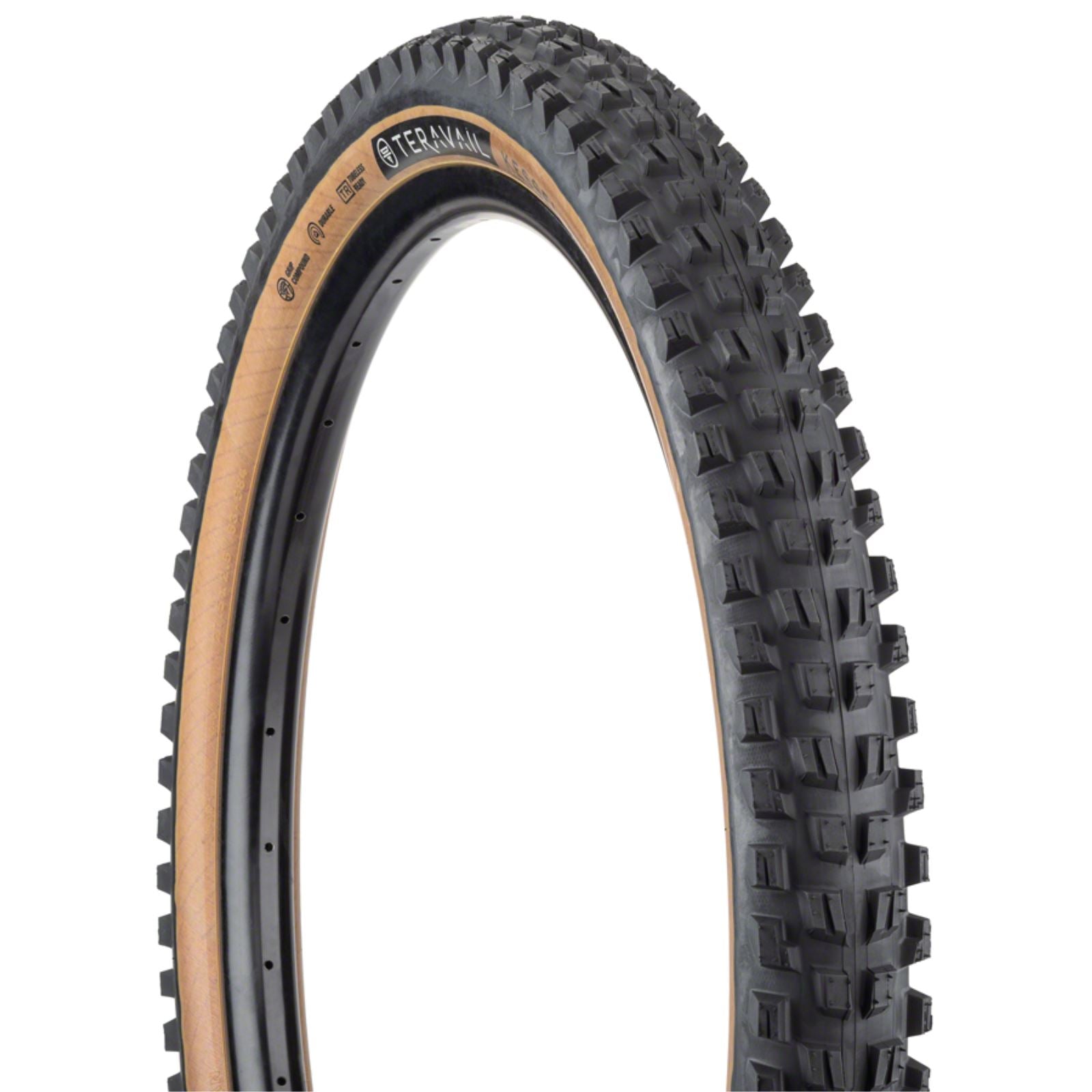 Teravail Kessel Tire - 27.5 x 2.5, Tubeless, Folding, Tan, Durable [MPN: 19-000181]_1264144