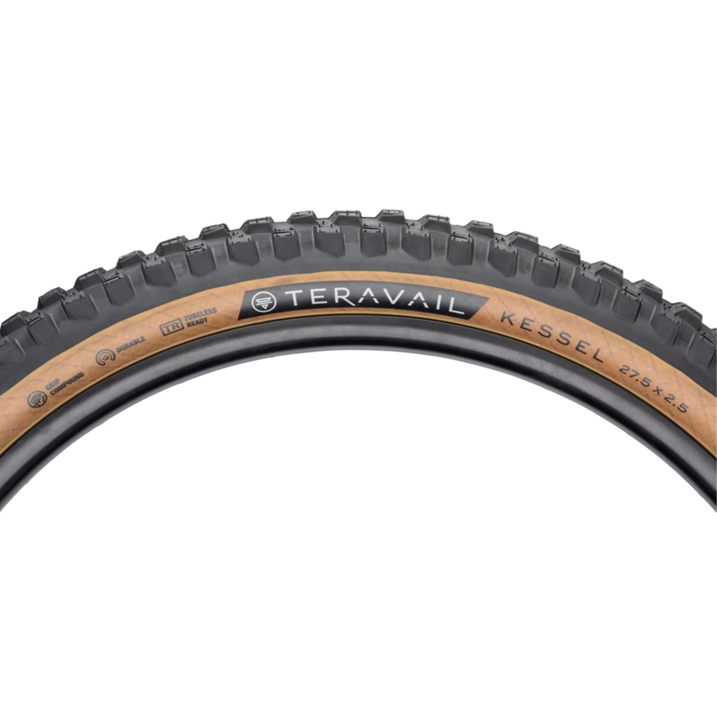 Teravail Kessel Tire - 27.5 x 2.5, Tubeless, Folding, Tan, Durable [MPN: 19-000181]_1264146