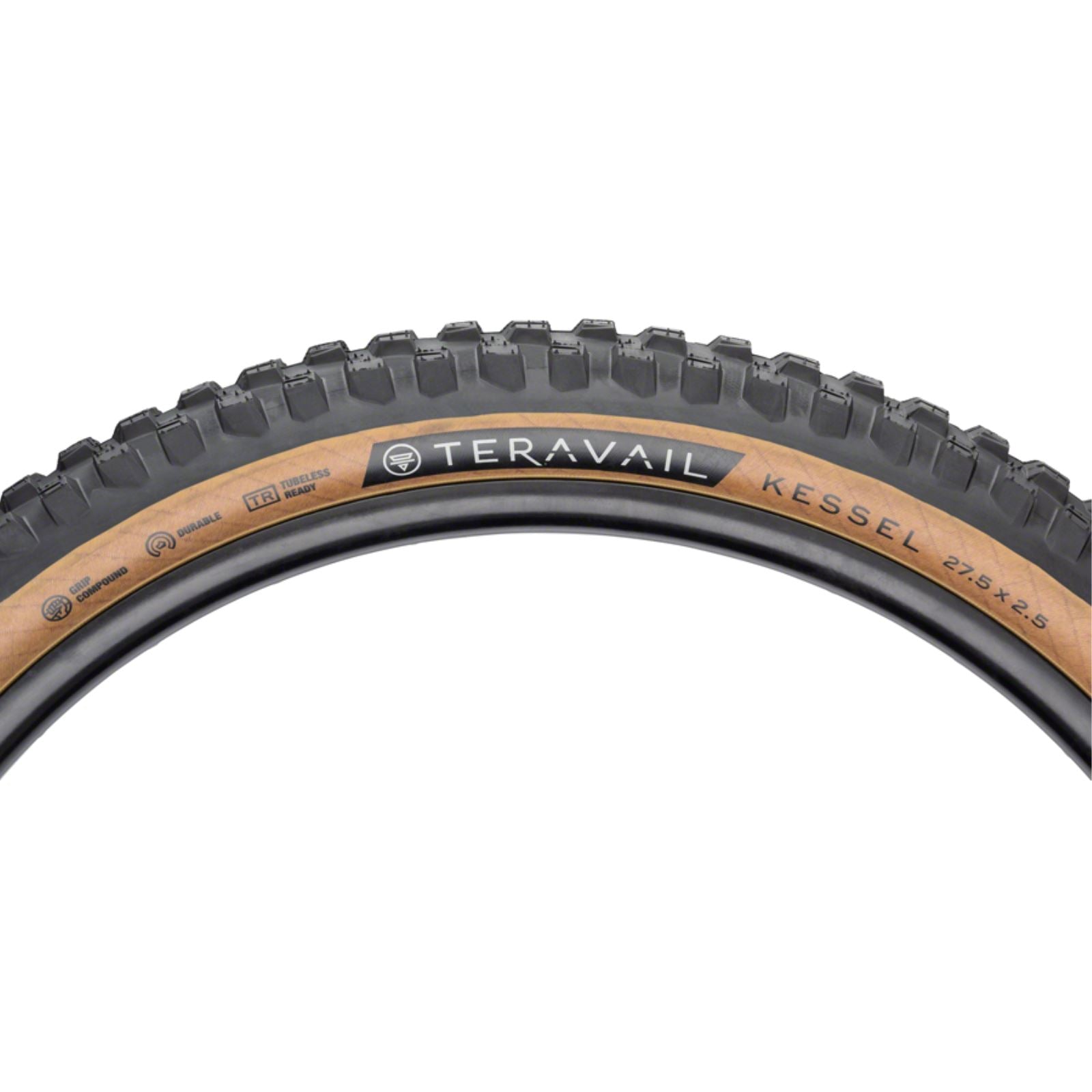 Teravail Kessel Tire - 27.5 x 2.5, Tubeless, Folding, Tan, Durable [MPN: 19-000181]_1264146