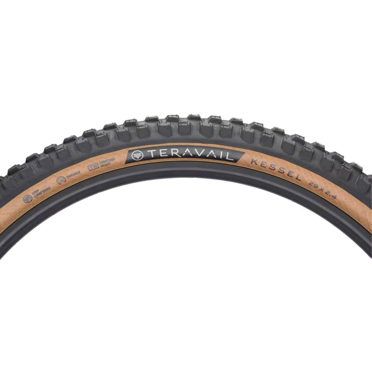 Teravail Kessel Tire - 29 x 2.4, Tubeless, Folding, Tan, Durable [MPN: 19-000182]_1264177
