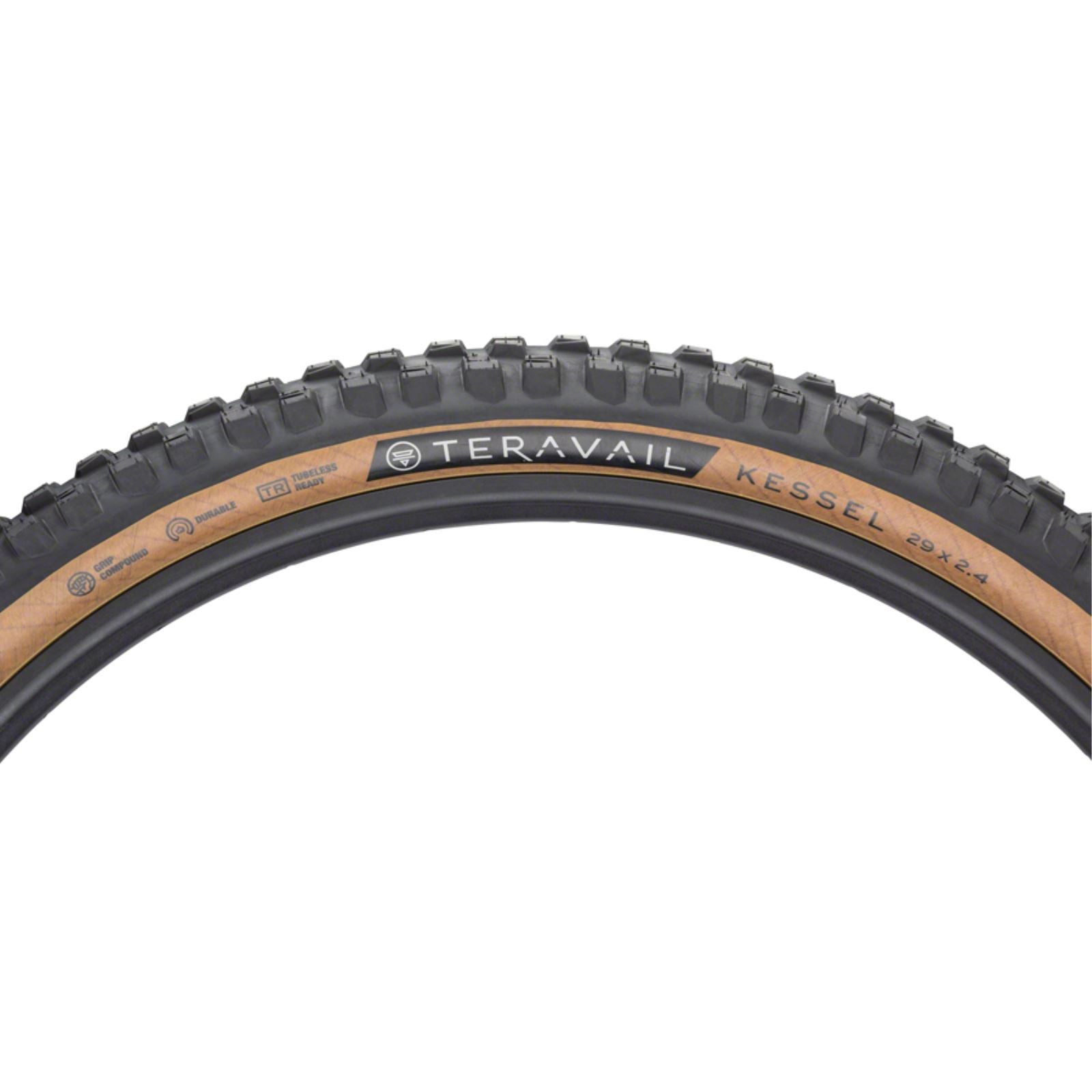 Teravail Kessel Tire - 29 x 2.4, Tubeless, Folding, Tan, Durable [MPN: 19-000182]_1264177