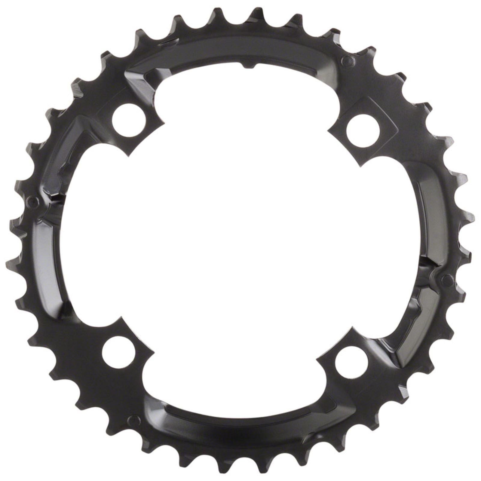 Shimano Deore M590 Chainring - 36t, 104 BCD, 4-Bolt, 9-Speed, Black [MPN: Y1LD98090]_1264418