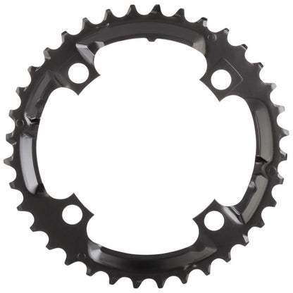 Shimano Deore M590 Chainring - 36t, 104 BCD, 4-Bolt, 9-Speed, Black [MPN: Y1LD98090]_1264418