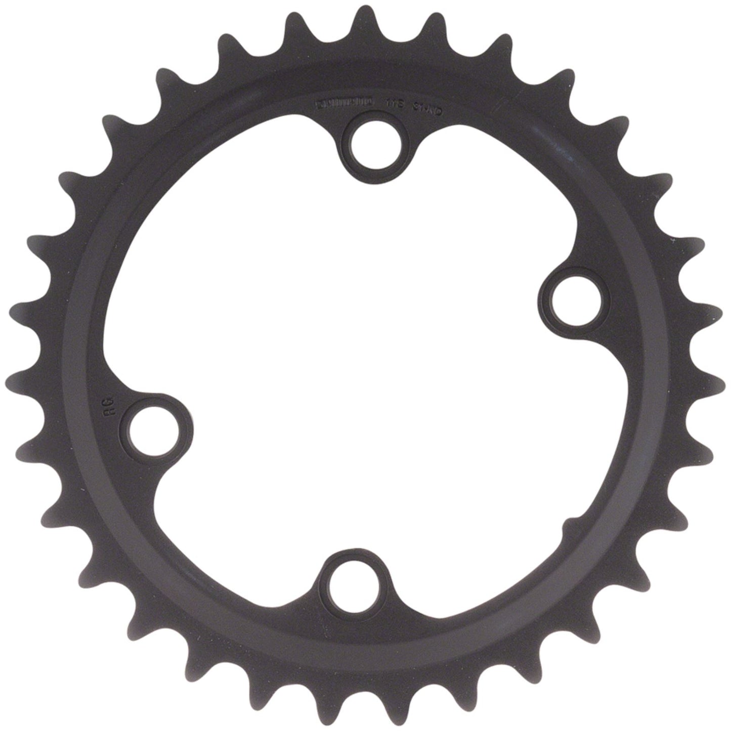 Shimano Chainring - 31t - 80 BCD - 4-Bolt - 11-Speed - Black - GRX RX810 [MPN: Y0JR31000]_1264420