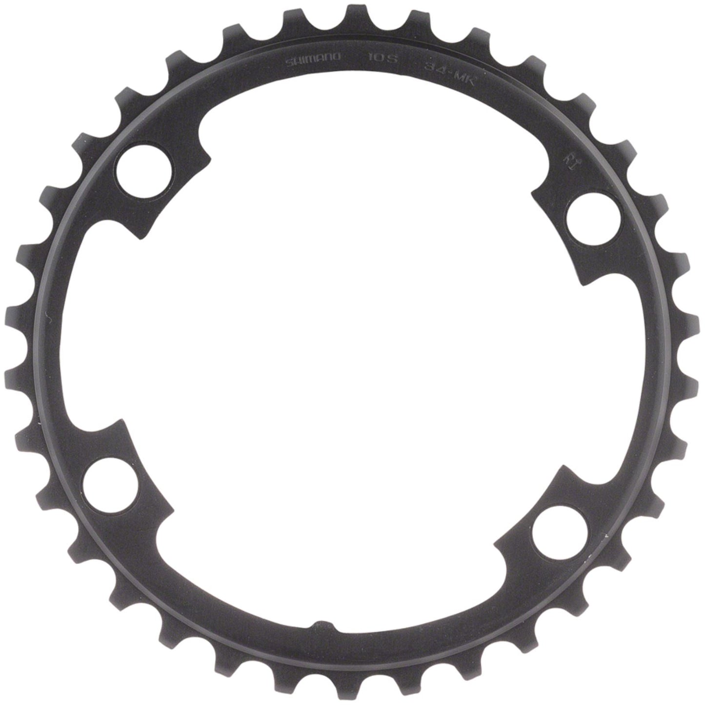 Shimano Tiagra FC-4700 Chainring - 34t, 110 BCD Asymmetric, Black [MPN: Y1RC34000]_1264422
