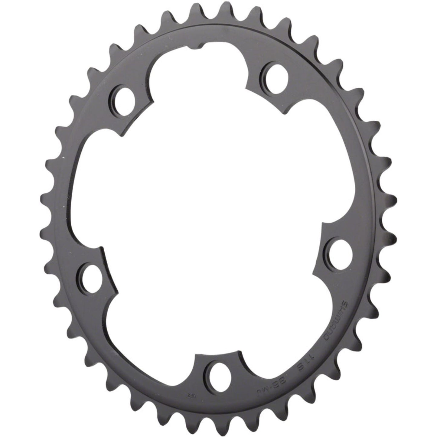 Shimano RS500 Chainring - 36t, 110 BCD, 5-Bolt, 11-Speed, Black [MPN: Y1PR36000]_1264424
