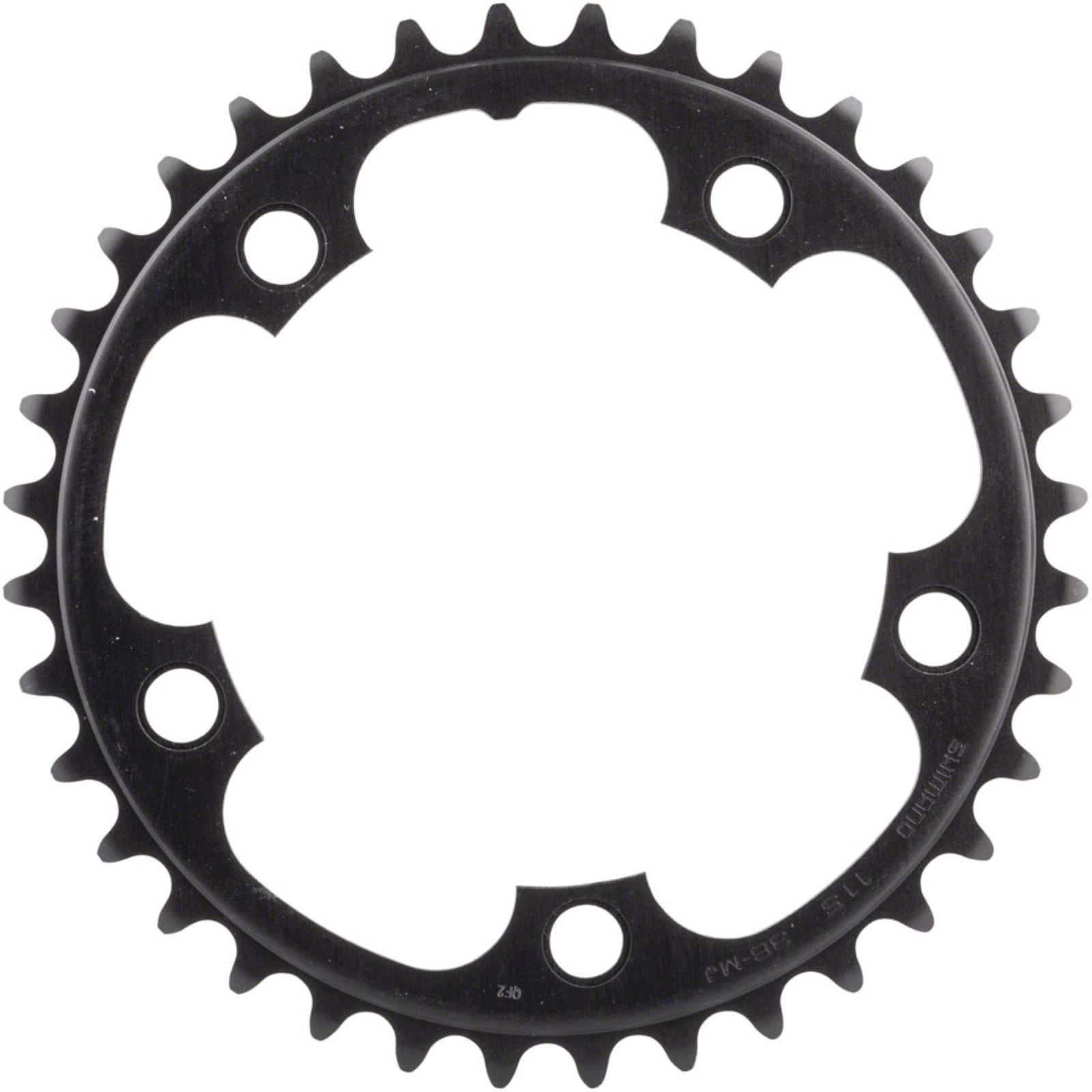 Shimano RS500 Chainring - 36t, 110 BCD, 5-Bolt, 11-Speed, Black [MPN: Y1PR36000]_1264401
