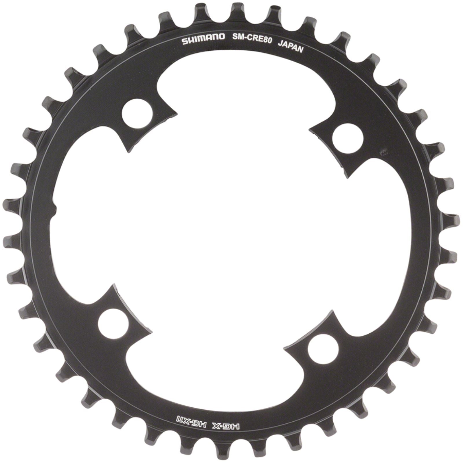 Shimano STEPS SM-CRE80 eBike Chainring - 38t, 10/11-Speed, For FC-E8000 Crank [MPN: Y1VY00040]_1264383