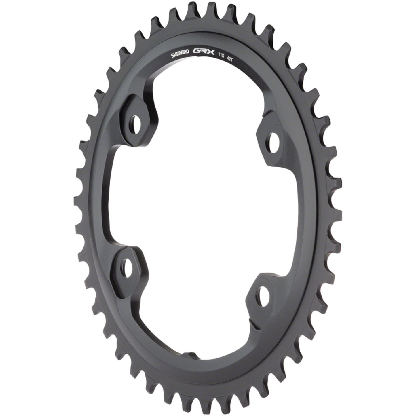 Shimano GRX RX810 Chainring - 42t, 110 BCD, 4-Bolt, 11-Speed, Black [MPN: Y0JP98020]_1264388