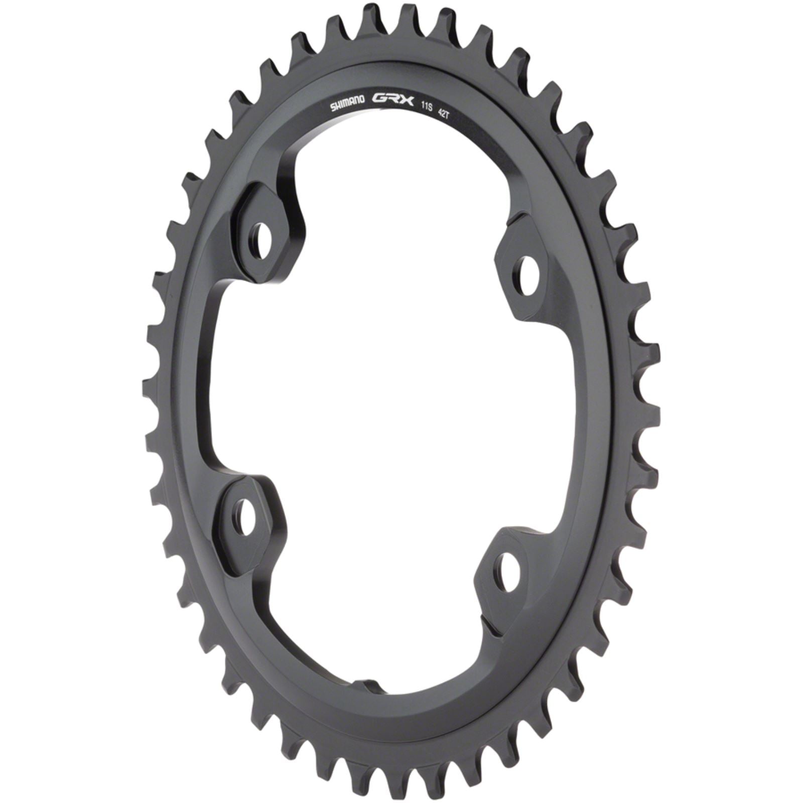 Shimano GRX RX810 Chainring - 42t, 110 BCD, 4-Bolt, 11-Speed, Black [MPN: Y0JP98020]_1264388