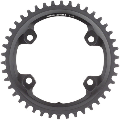 Shimano GRX RX810 Chainring - 42t, 110 BCD, 4-Bolt, 11-Speed, Black [MPN: Y0JP98020]_1264389