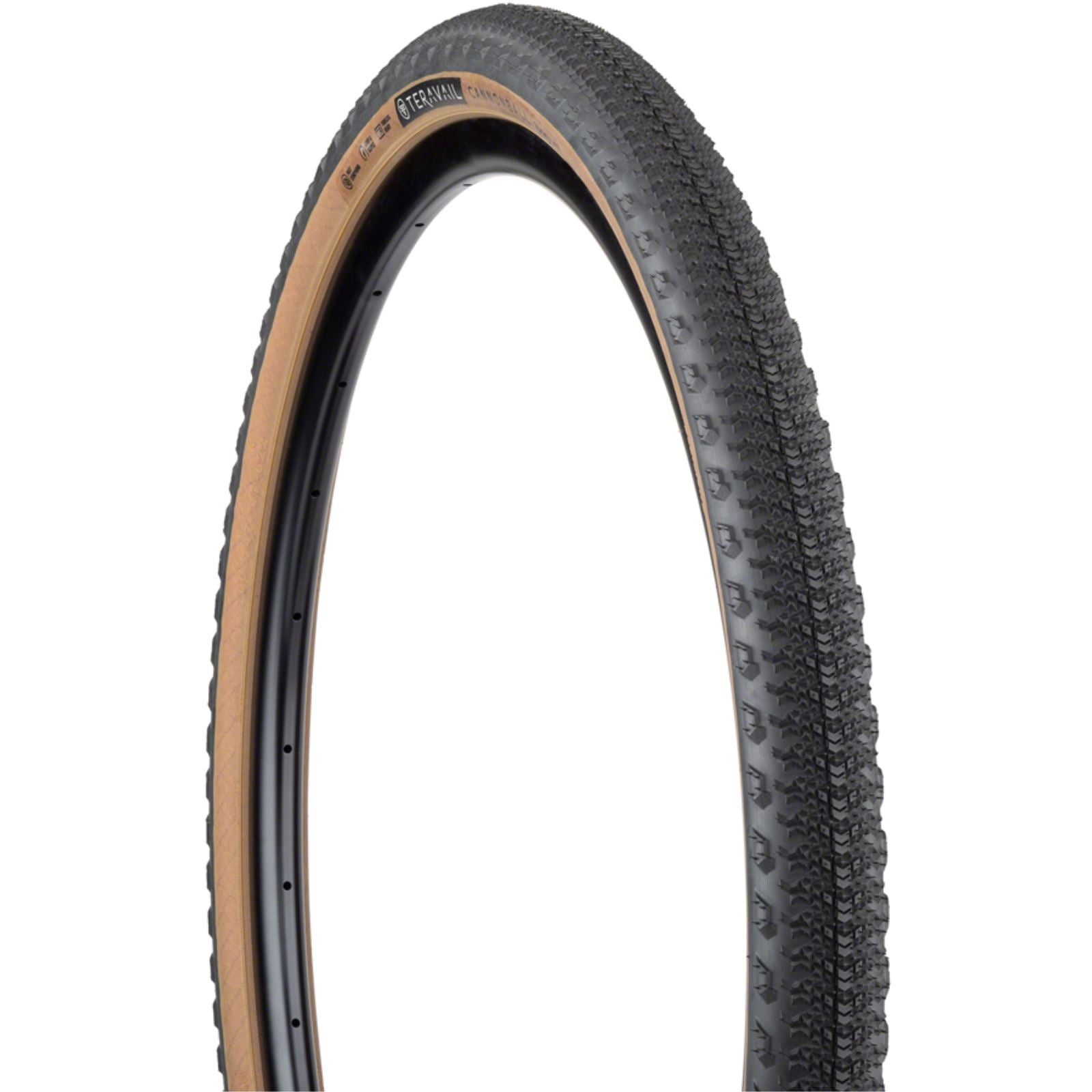 Teravail Cannonball Tire - 700 x 47, Tubeless, Folding, Tan, Light and Supple [MPN: 19-000148]_1265122