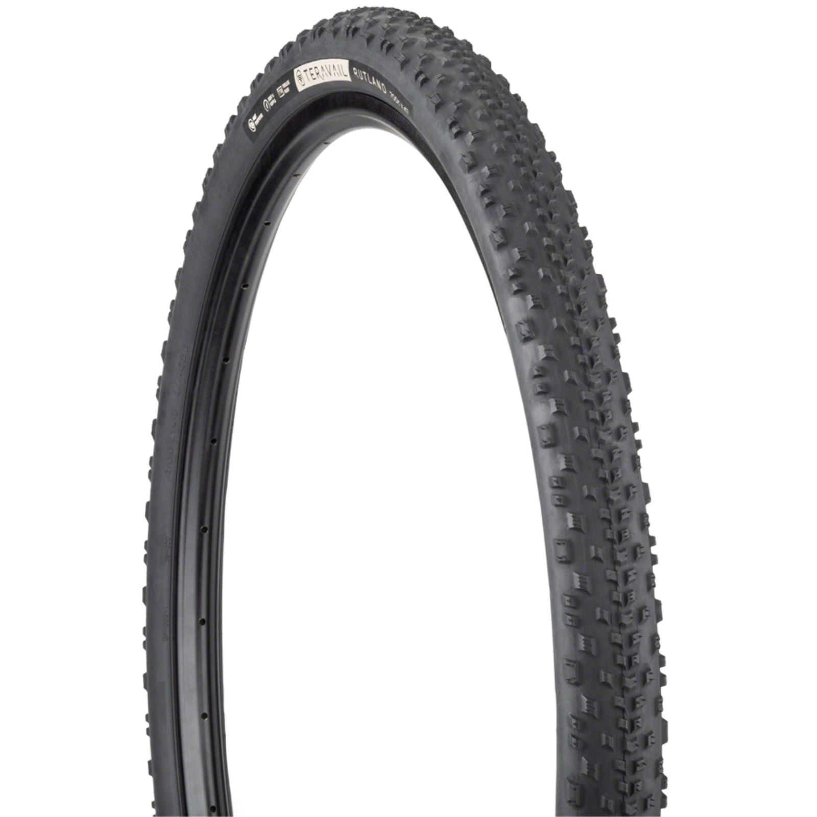 Teravail Rutland Tire - 700 x 47, Tubeless, Folding, Black, Light and Supple [MPN: 19-000133]_1265082