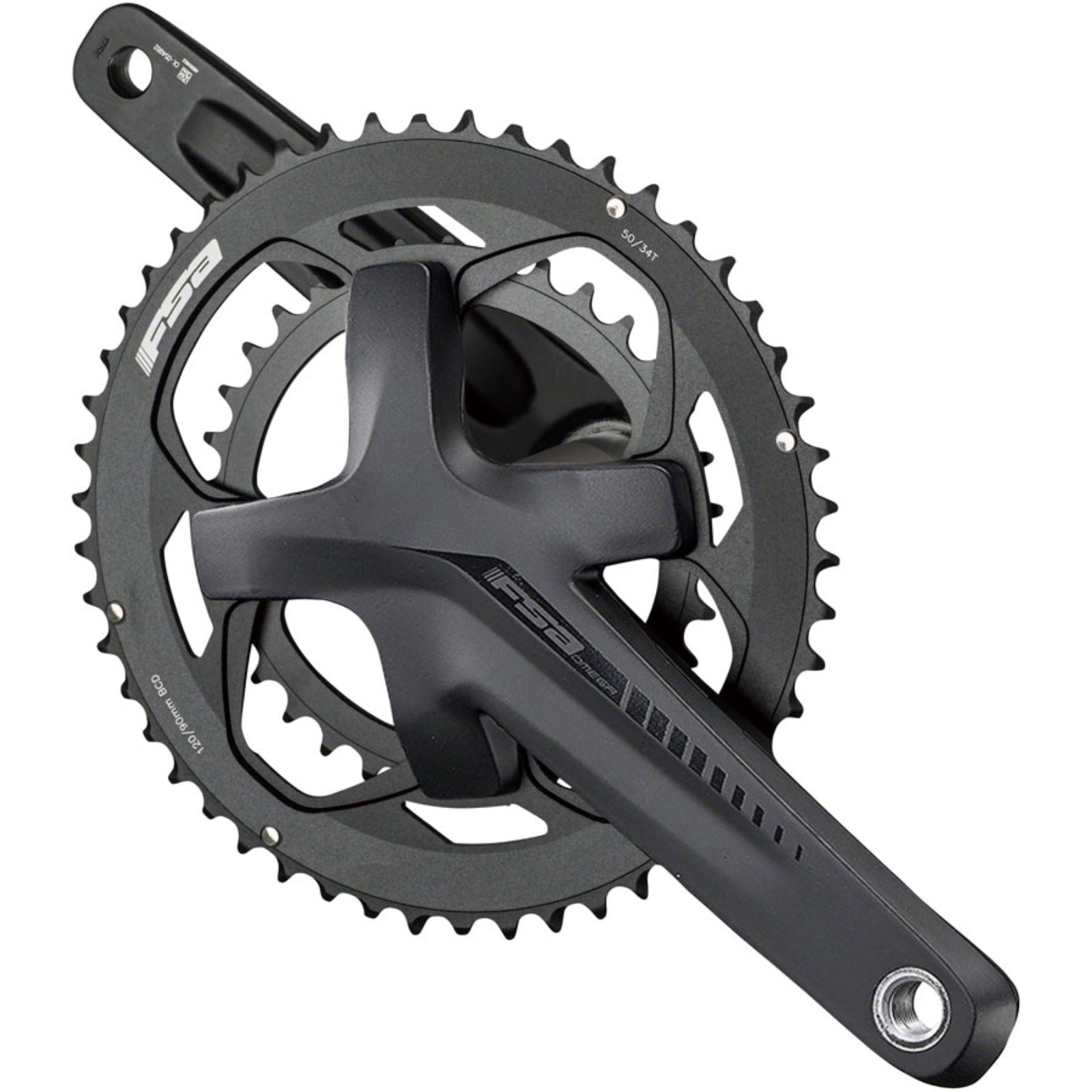 Full Speed Ahead Omega Adventure Crankset - 175mm, 10/11-Speed, 46/30t, Black [MPN: 330-0329BJ5260]_1266553