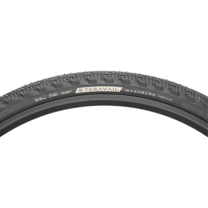 Teravail Washburn Tire - 700 x 42, Tubeless, Folding, Black, Light and Supple [MPN: 19-000170]_1266618