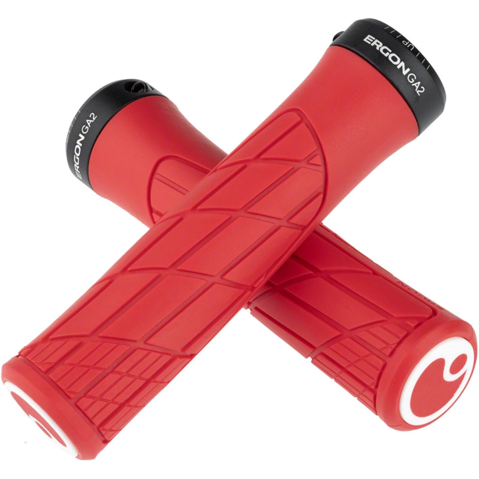 Ergon GA2 Grips - Risky Red, Lock-On [MPN: 42411190]_1266982