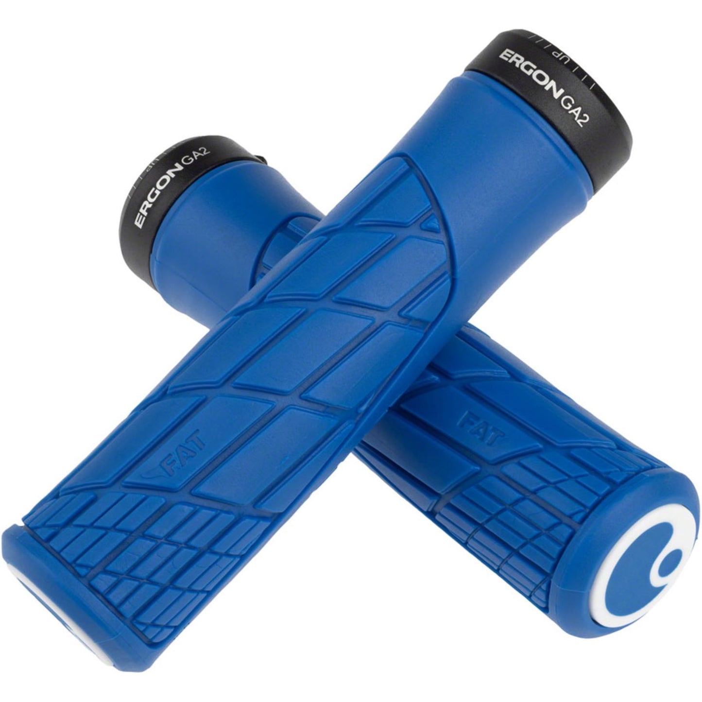 Ergon GA2 Fat Grips - Midsummer Blue, Lock-On [MPN: 42410289]_1266996