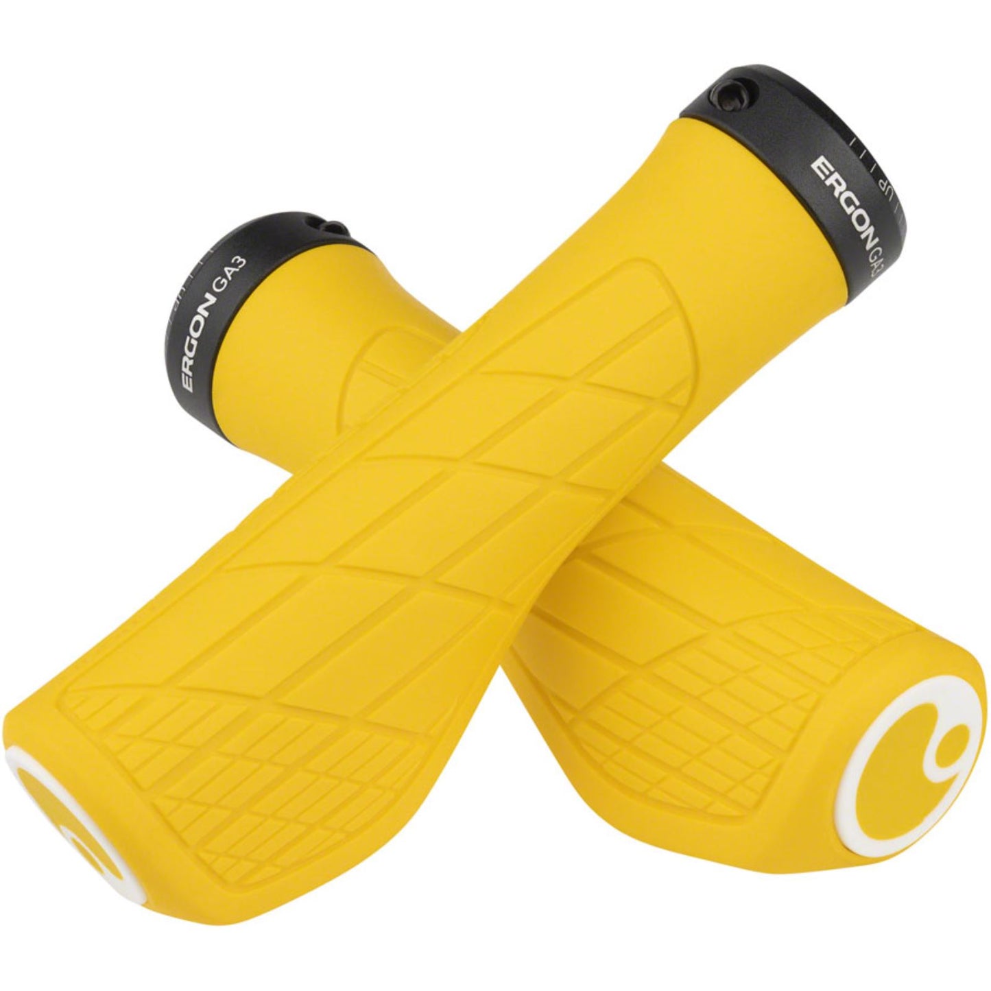 Ergon GA3 Grips - Yellow Mellow, Lock-On, Small [MPN: 42410388]_1267028