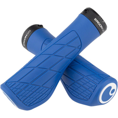 Ergon GA3 Grips - Midsummer Blue, Lock-On, Large [MPN: 42411288]_1267071