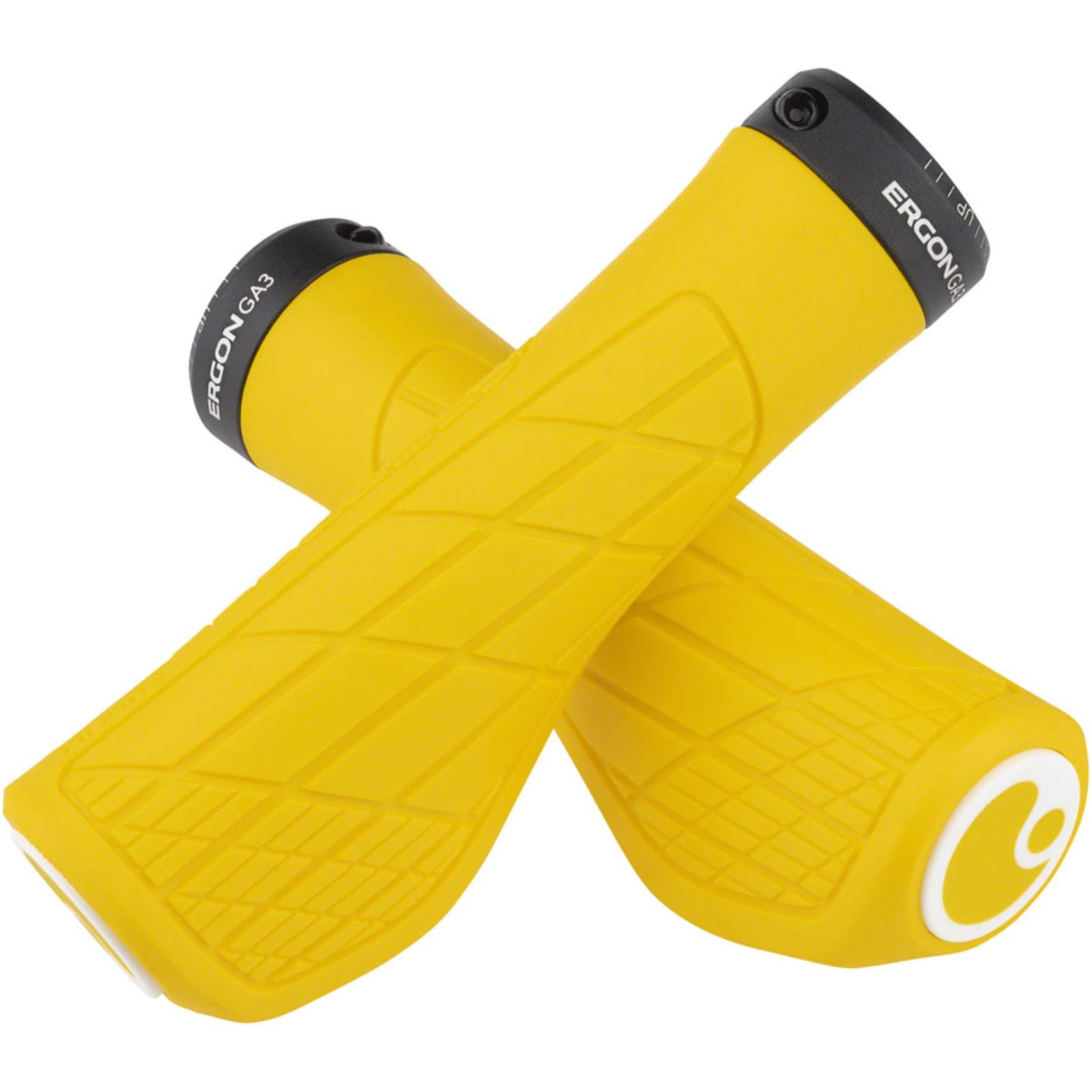 Ergon GA3 Grips - Yellow Mellow, Lock-On, Large [MPN: 42411388]_1267074